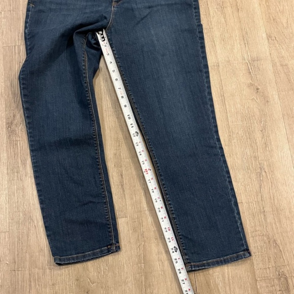 Tommy Hilfiger Slim Crop Blue Denim Jeans 12 - Picture 7 of 11